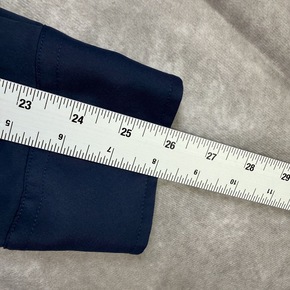 UNTUCKit Shirt Men XXXL Navy Gironde Perf Regular Fit Nylon Stretch L/S Button - Picture 6 of 8